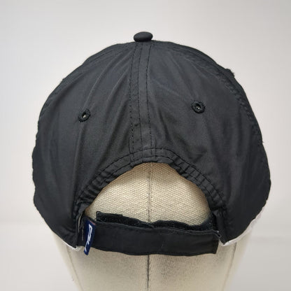 Fila Baseball Cap Black White Red One Size Strapback Polyester Performance Hat