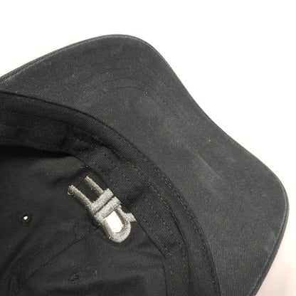 ER Slideback Hat Black One Size Adjustable Embroidered The Classics Yupoong