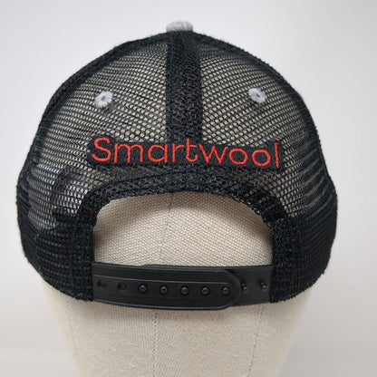 Smartwool Trucker Hat Gray Black Red One Size Snapback Mesh Go Far Feel Good