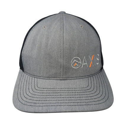 AXIS Snapback Mesh Back Trucker Hat Gray One Size Adjustable Richardson