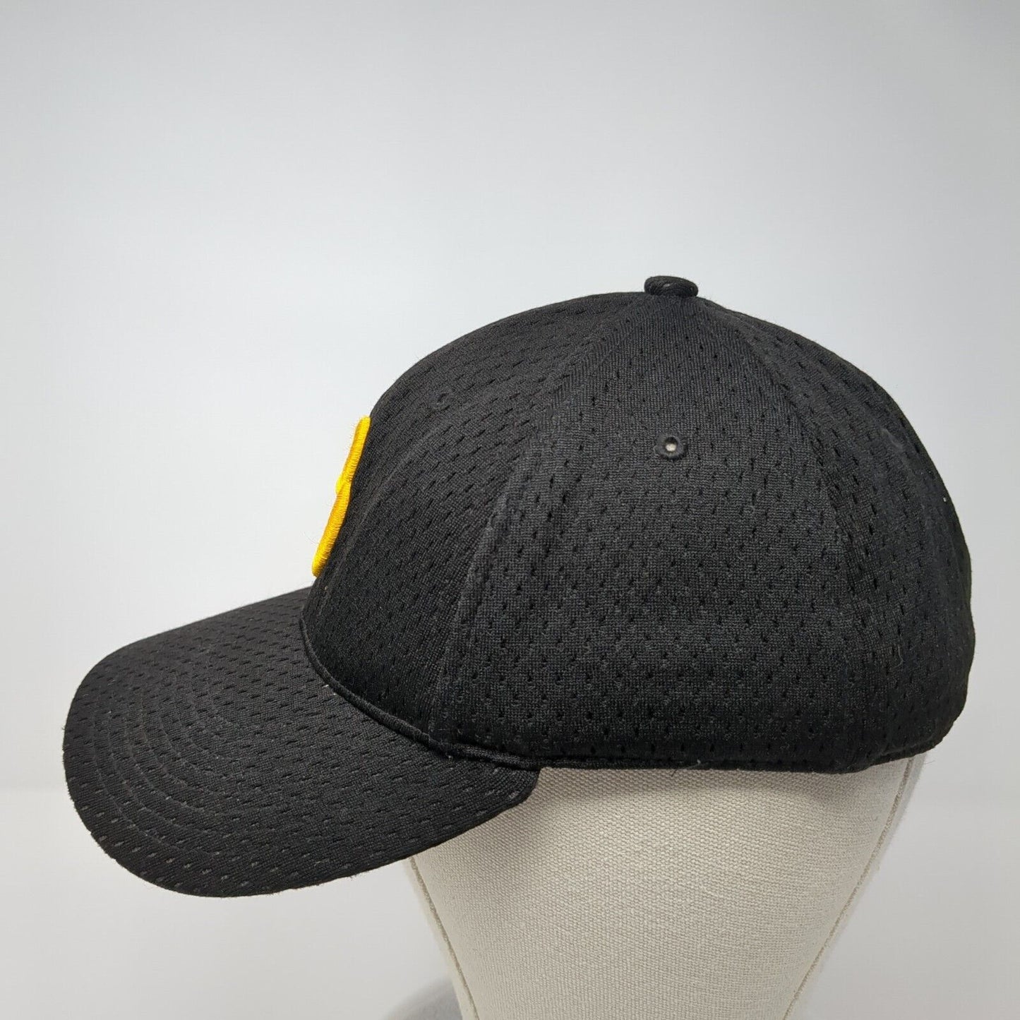 Richardson Fitted Hat Black 6 7/8-7 Embroidered Breathable Pro Model System5