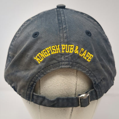 Pacific Headwear Baseball Cap Blue One Size Kingfish Pub Cafe Slideback Hat