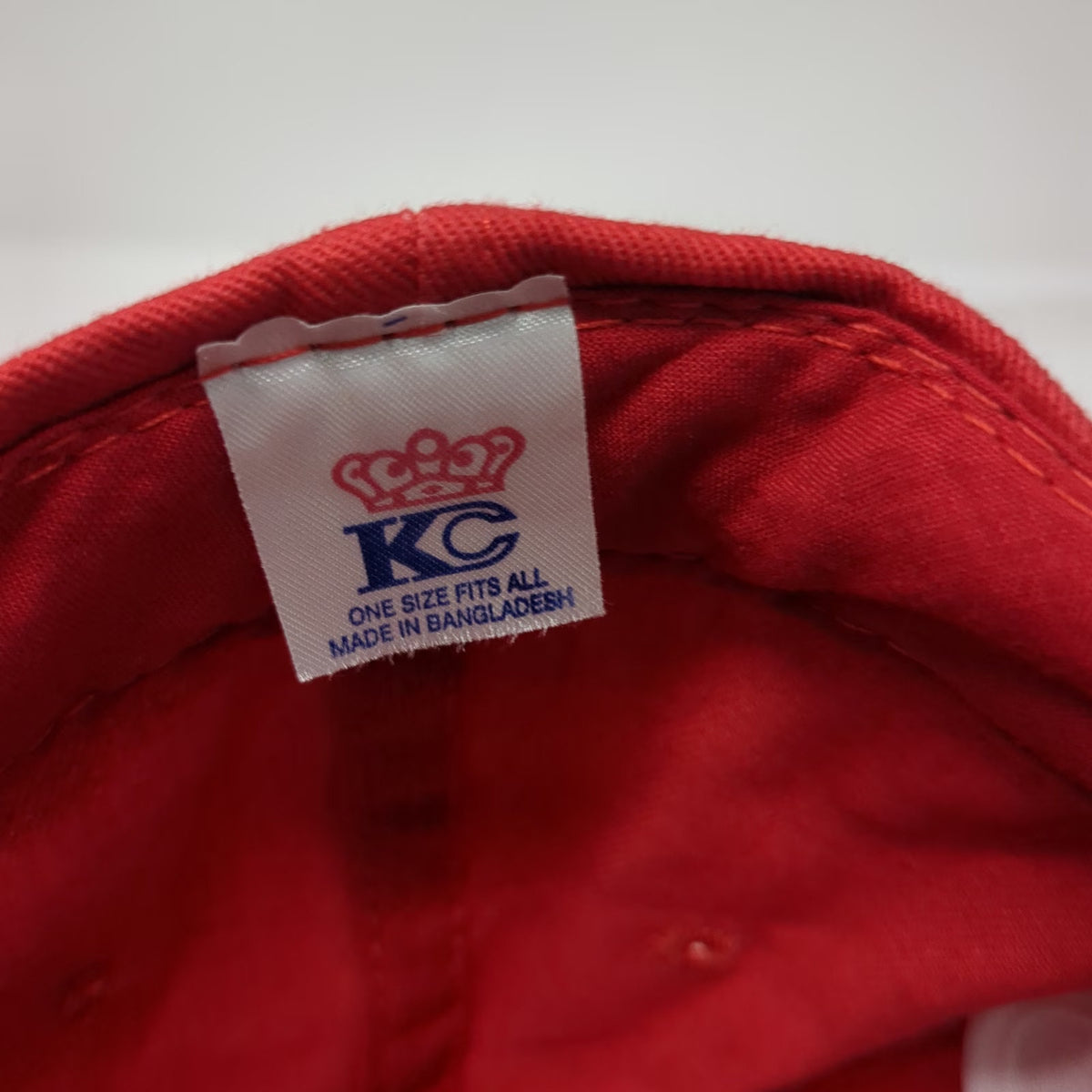 KC 5 Panel Red One Size Hat Owyhee Irrigation Nyssa Oregon Rope Snapback