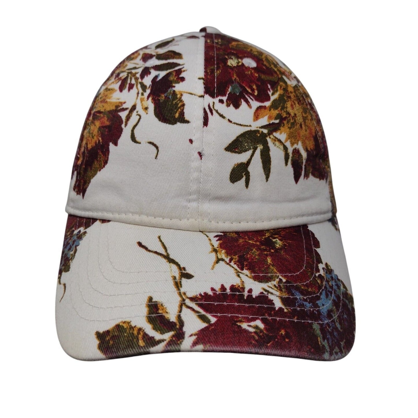 Unbranded Strapback Hat Multicolor OSFM Adjustable Floral 6 Panel