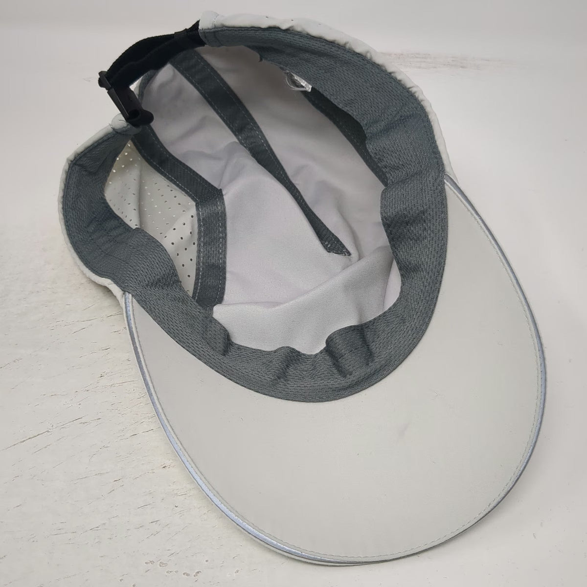 REI Baseball Cap Gray One Size Perforated Side Panels Lightweight Strapback Hat