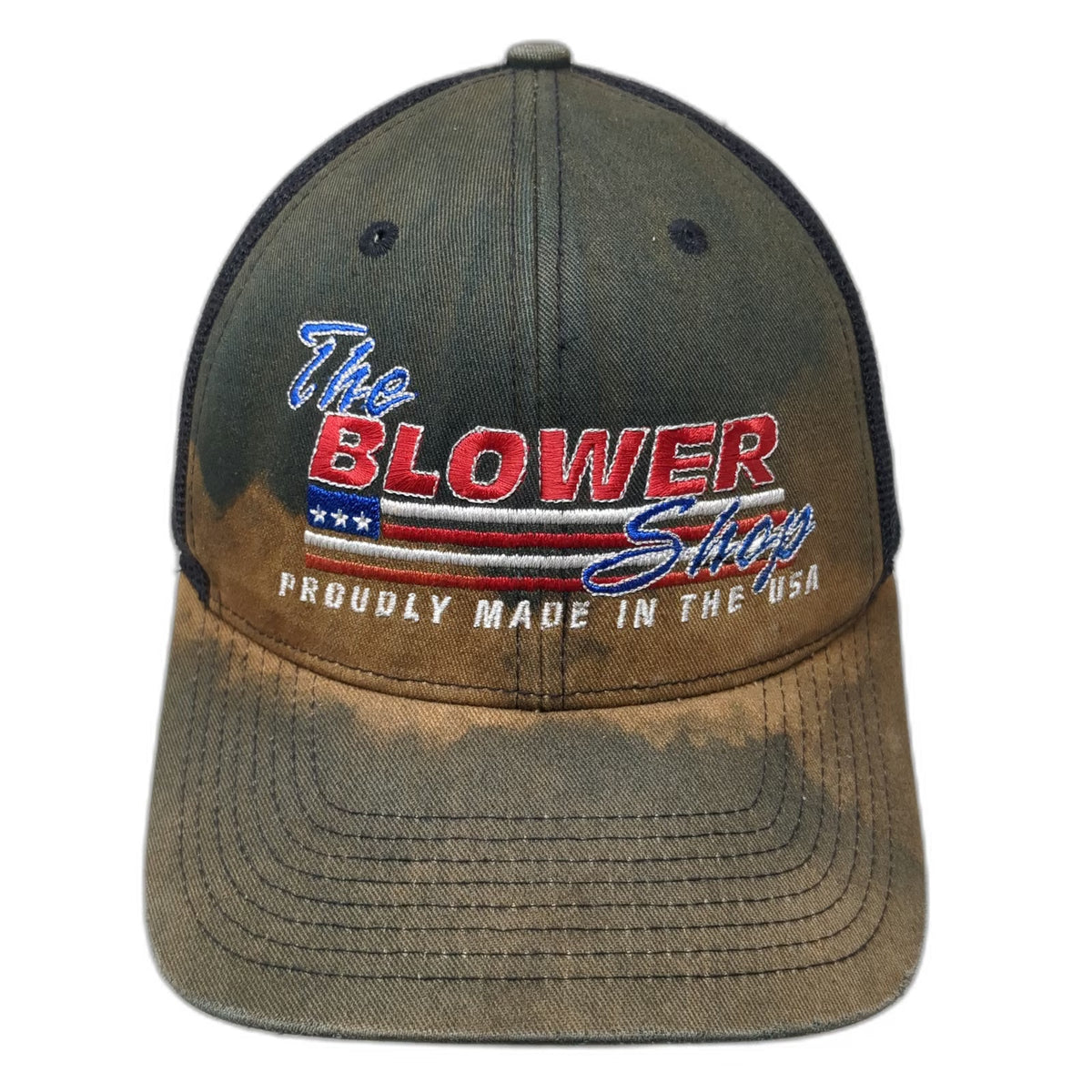 Quake City Caps Trucker Hat Black OSFM The Blower Shop American Flag Snapback