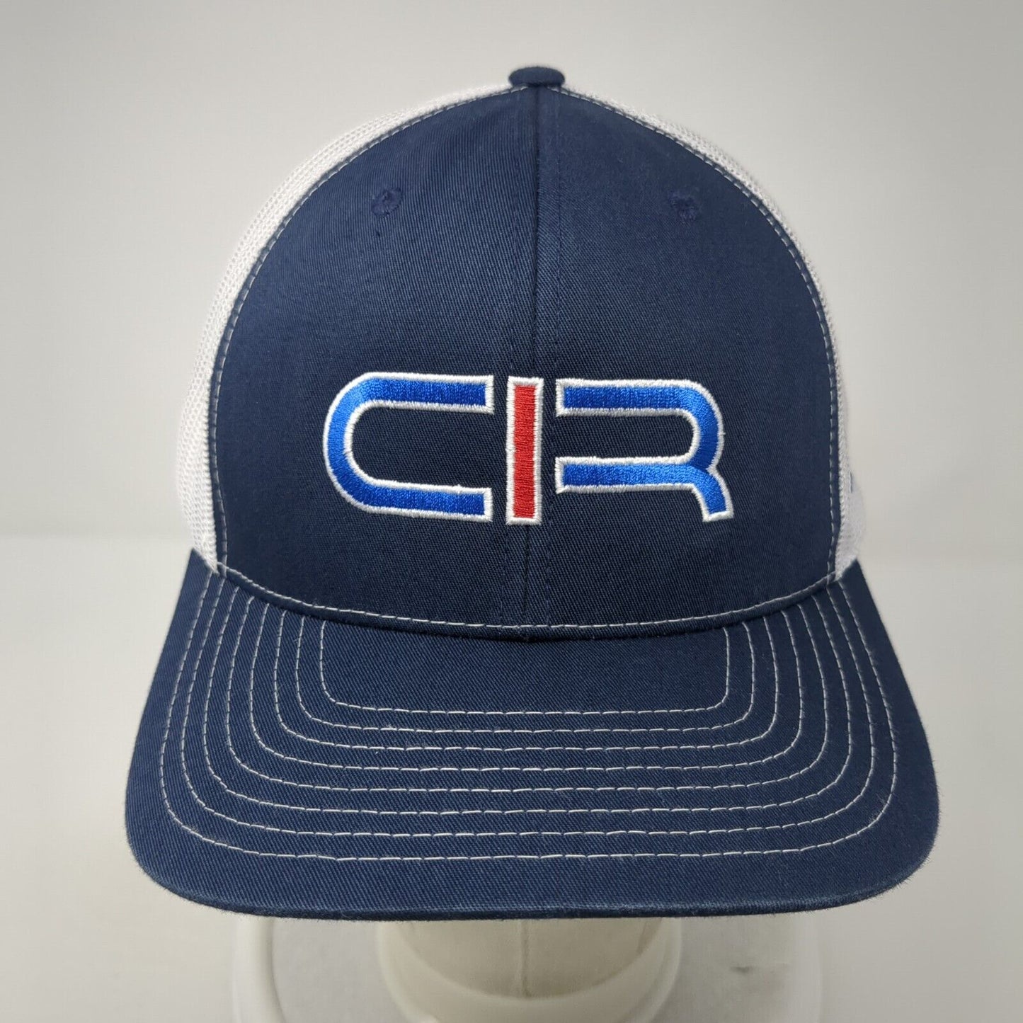 CIR California Industrial Rubber Snapback Trucker Hat Blue OS Mesh Richardson