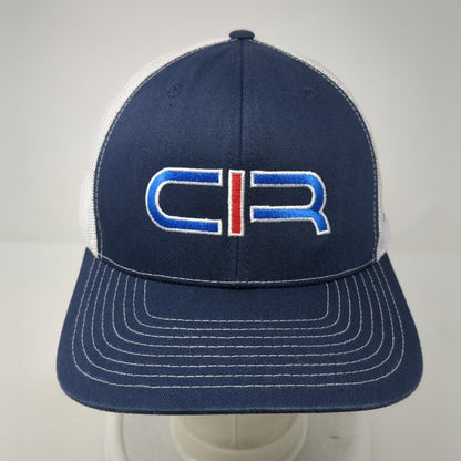 CIR California Industrial Rubber Snapback Trucker Hat Blue OS Mesh Richardson