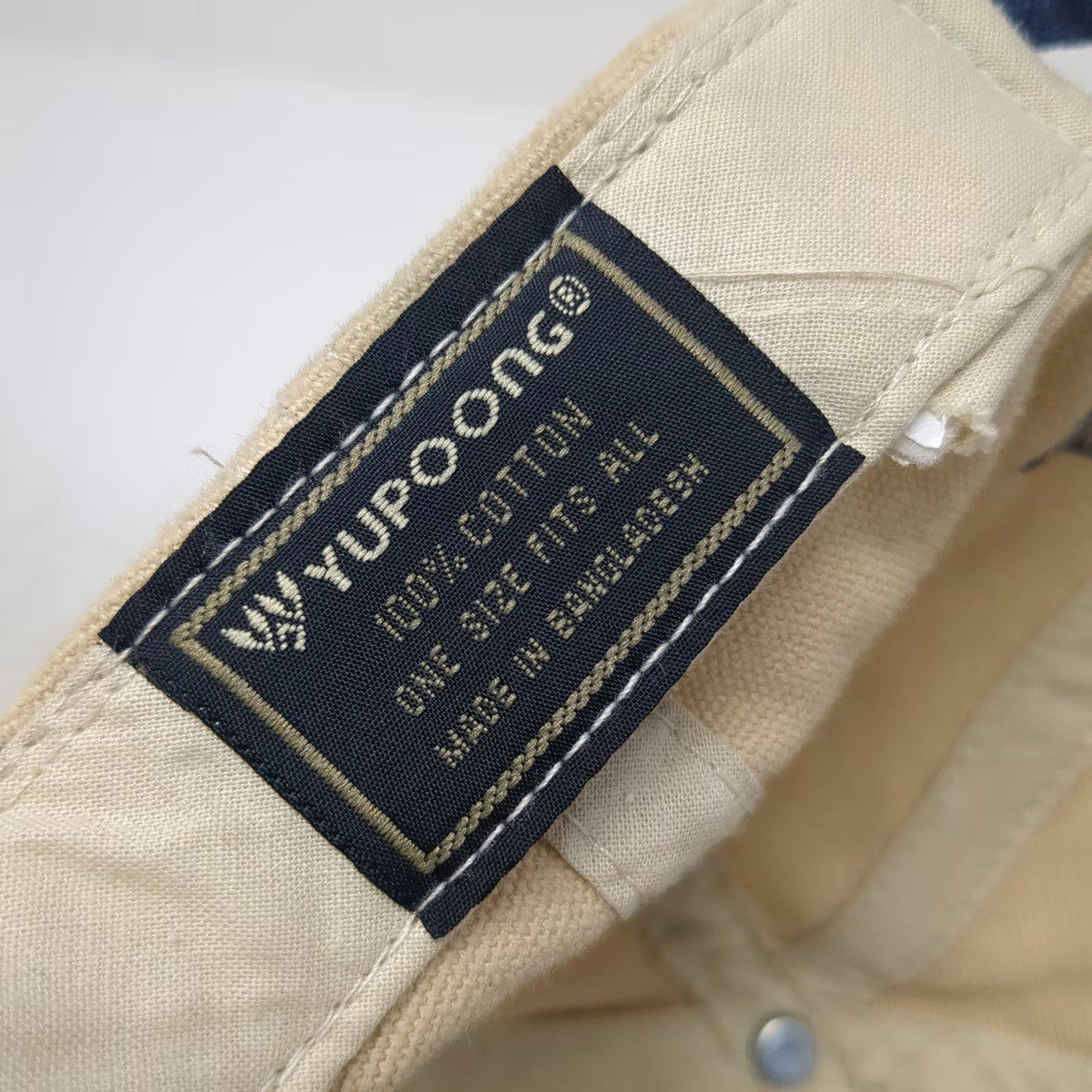 Yupoong Baseball Cap Beige Blue One Size F.W. Webb Watts Heatway Slideback Hat