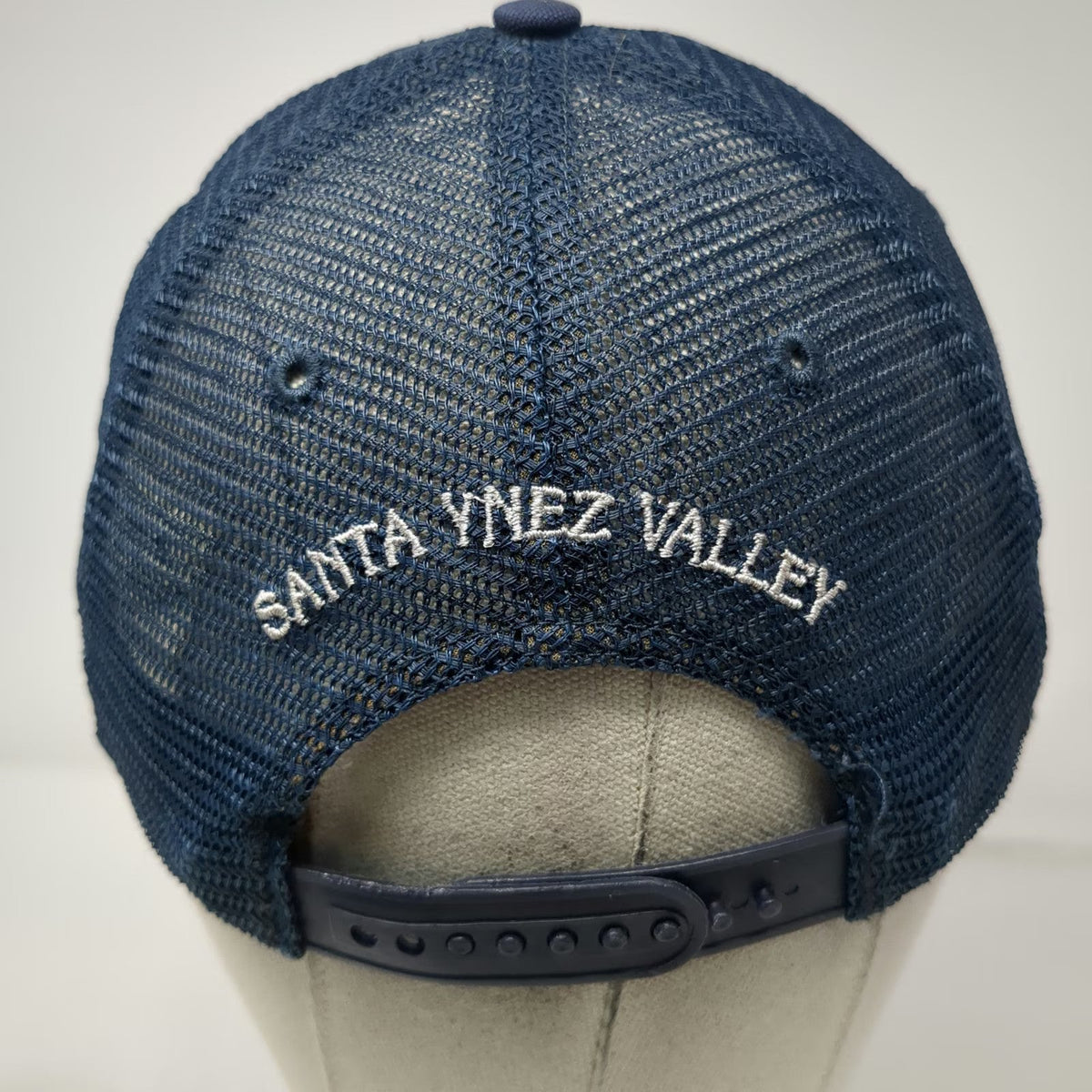 Carhartt Trucker Hat Blue One Size Mesh Santa Ynez Valley Vineyard Pig Patch