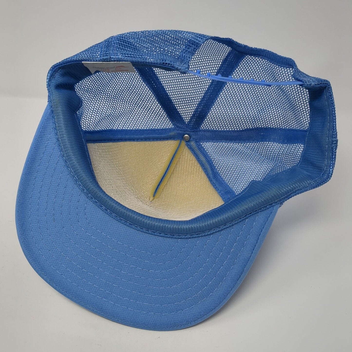 Champion Pro-III Snapback Rope Trucker Hat Blue One Size Mesh Back