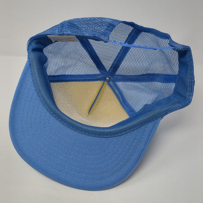 Champion Pro-III Snapback Rope Trucker Hat Blue One Size Mesh Back
