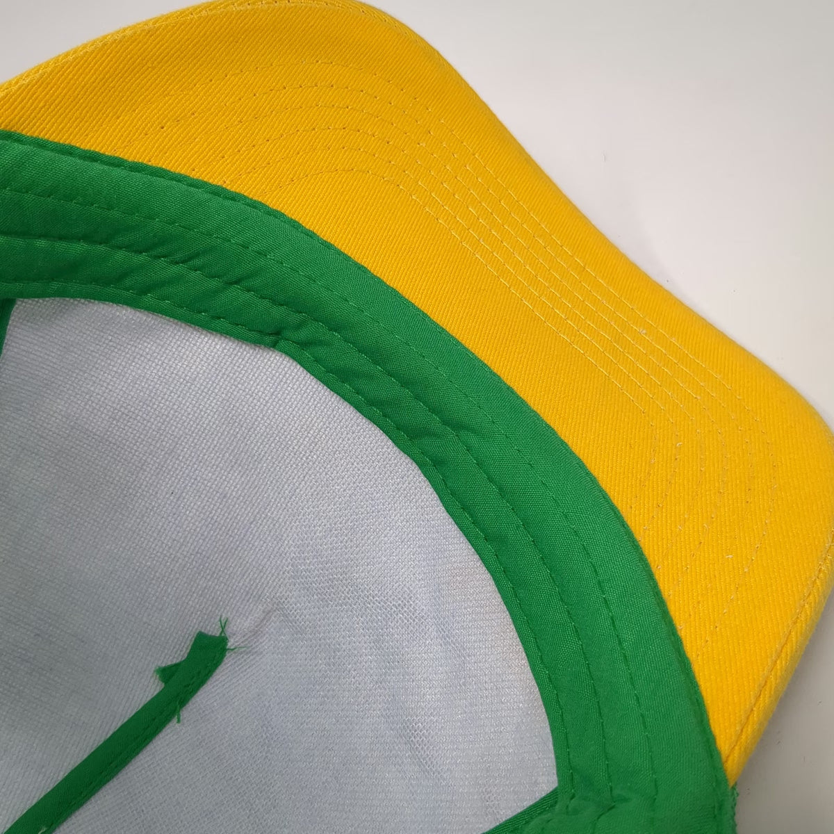 Netflix Stranger Things Trucker Hat White Green Yellow One Size Mesh Snapback
