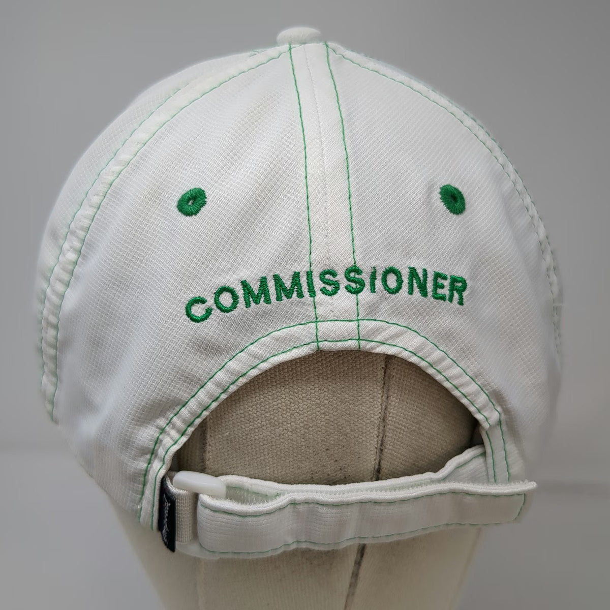 Imperial Baseball Cap White One Size Shamrock Commissioner Strapback Hat