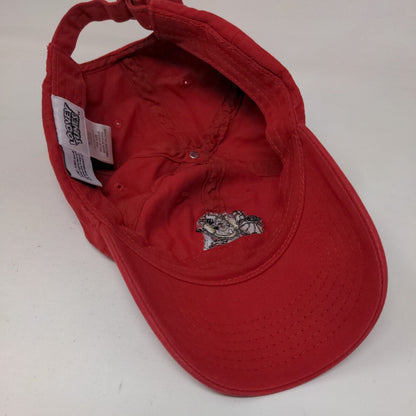 Tazmanian Devil Slideback Hat Red One Size Adjustable Embroidered Looney Tunes