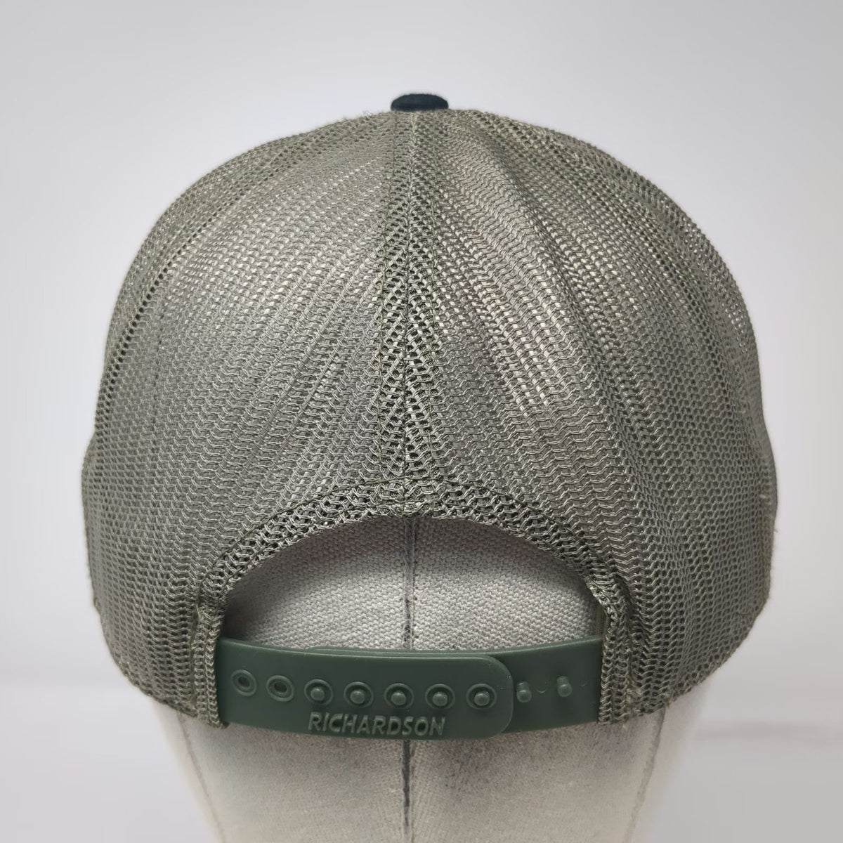 Richardson Trucker Hat Green Black One Size Dynamic Aviation Camo Mesh Plane