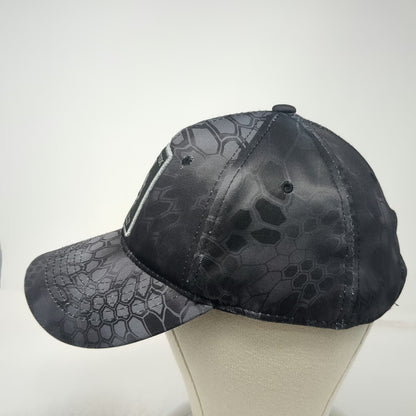 Kryptek Baseball Cap Black One Size Typhon Camo Spartan Patch Strapback Hat