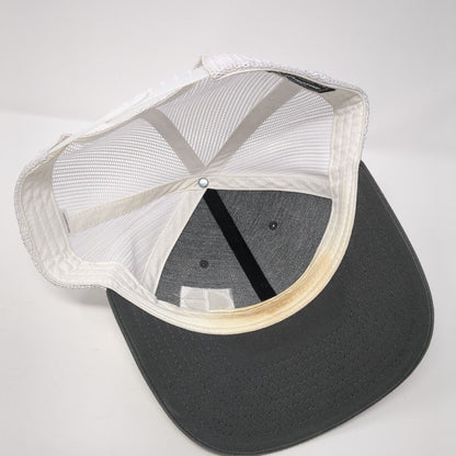 Holt of California Snapback Trucker Hat Gray OS Adjustable Mesh Back Richardson