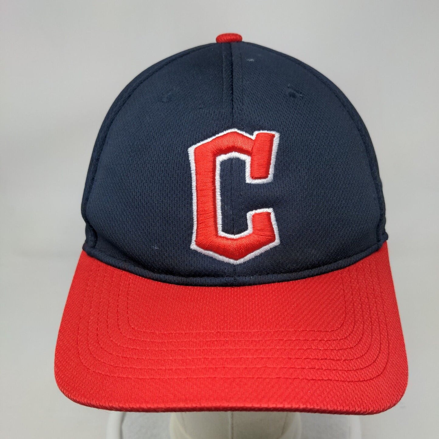 Cleveland Guardians Strapback Hat Red Blue OSFM Embroidered Logo MLB