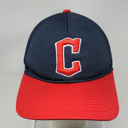 Cleveland Guardians Strapback Hat Red Blue OSFM Embroidered Logo MLB