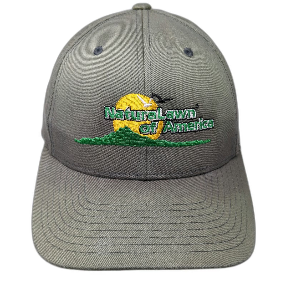 Port Authority Baseball Cap Green XL NaturaLawn of America Logo Flexfit Hat