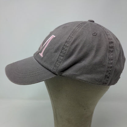 Alternative Women's Slideback Hat Gray Embroidered Phi Mu Sorority Logo