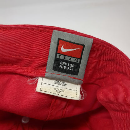Nike Ohio State Buckeyes NCAA Red One Size Slideback Cotton Hat Swoosh Logo