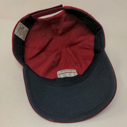 Arizona Jean Co. Strapback Hat Red OSFA Embroidered Logo Adjustable