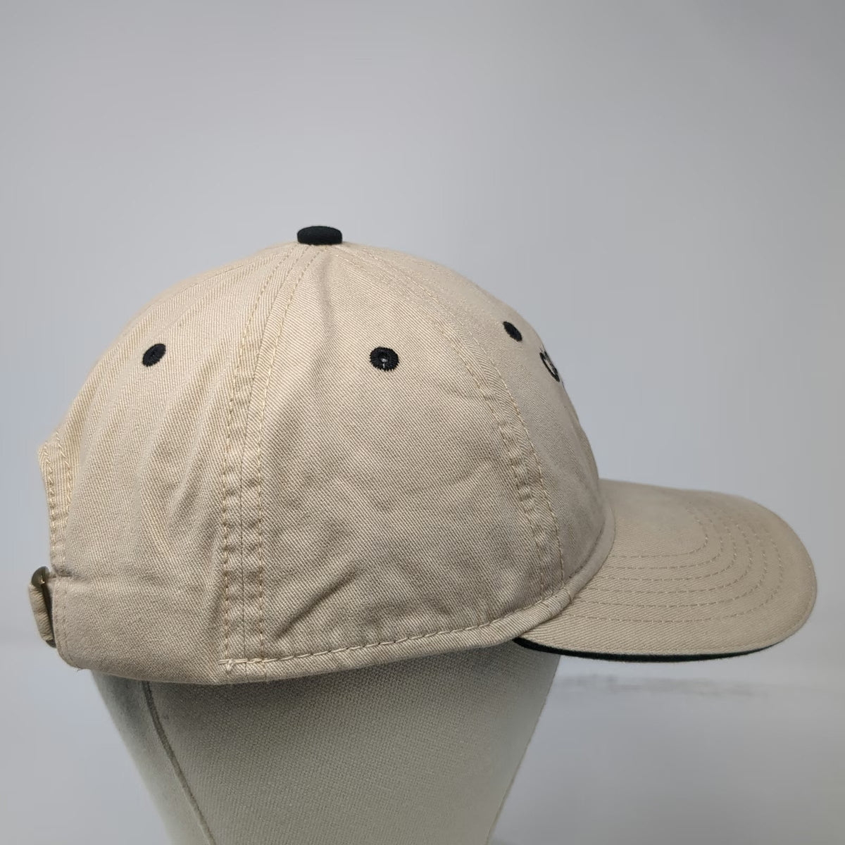 Sportsman Baseball Cap Beige One Size Clay Buster Addict Embroidery Shooting Hat