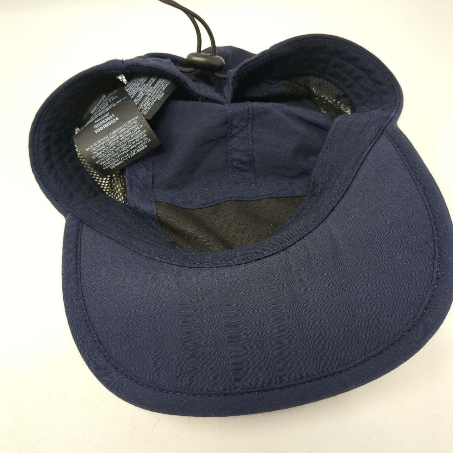 Hurley Toggle Back 5 Panel Hat Blue One Size Adjustable Mesh Trim
