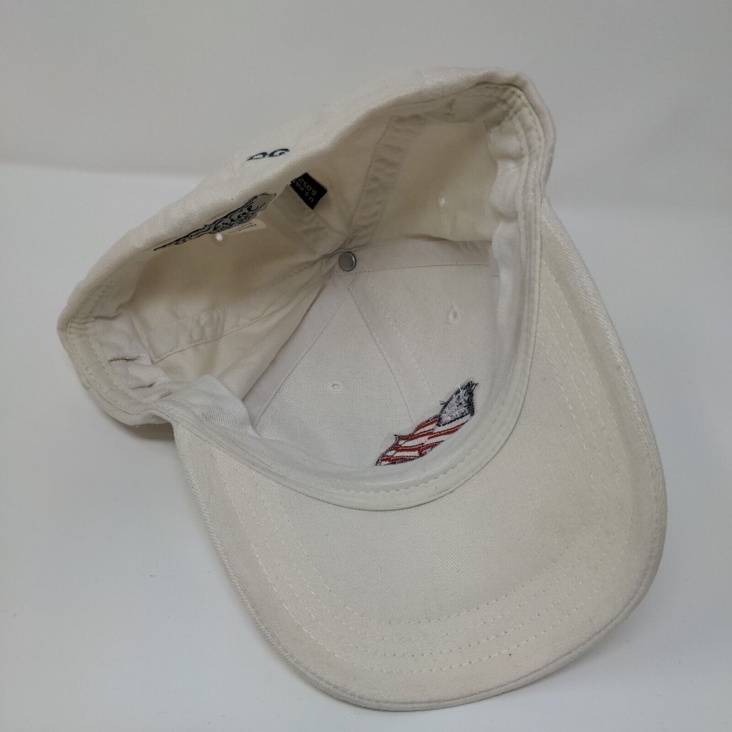 Flag Wrightsock Fitted Hat Tan One Size Embroidered 6 Panel Imperial