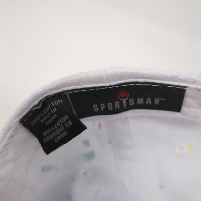 Sportsman Slideback Hat Multicolor OSFA Adjustable Paint Splatter