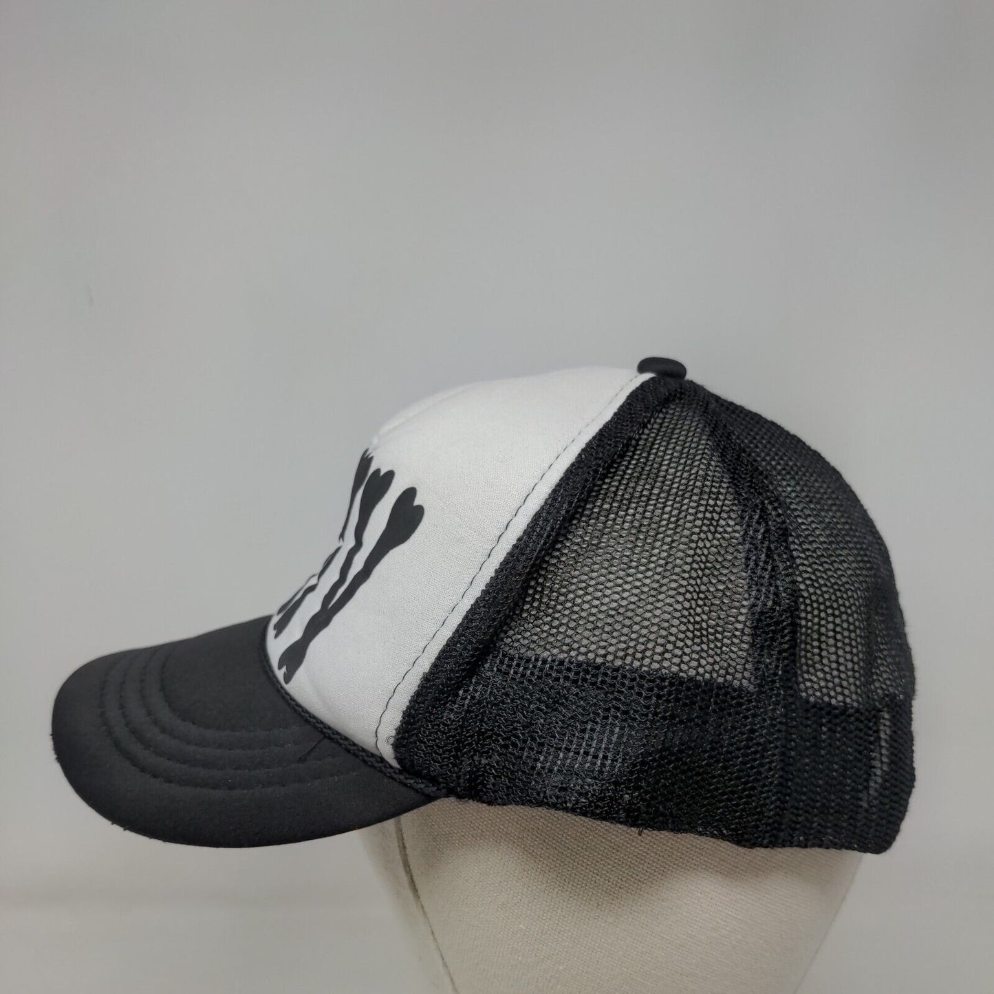 CMIV Snapback Mesh Back Rope Trucker Hat Black Youth Colorblock Otto