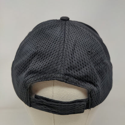 Cobra Strapback Mesh Hat Black Blank Adjustable Vent Holes Breathable