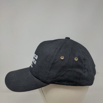 DeLuca Toyota Slideback Hat Black One Size Adjustable Vent Holes Cobra