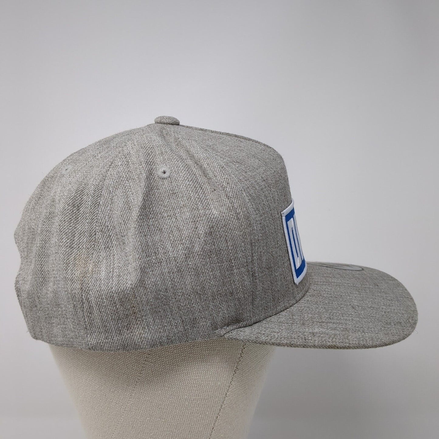 Driven Snapback Hat Gray One Size Adjustable Embroidered The Classics Yupoong