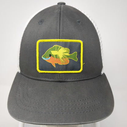 RepYourWater Trucker Hat Gray One Size Mesh Snapback Sunfish Patch Fishing Gear