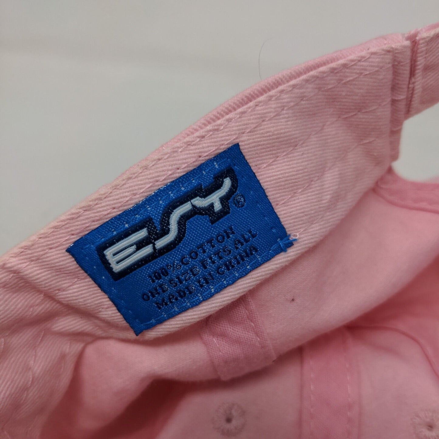 Myrtle Beach South Carolina Est. 1938 Strapback Hat Pink OSFA Embroidered ESY
