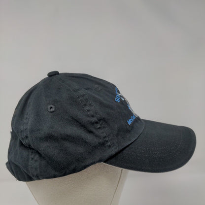 Snow Shoe Golf McCall Idaho Strapback Hat Black OSFA Adjustable Port Authority