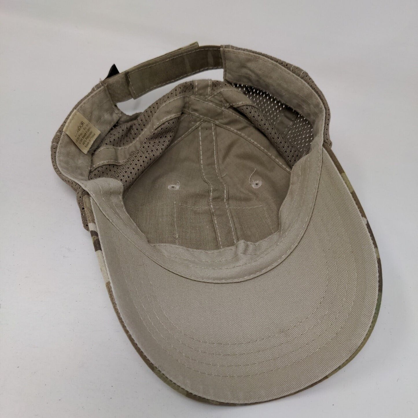 Condor Strapback Hat Camouflage One Size Adjustable Breathable 6 Panel