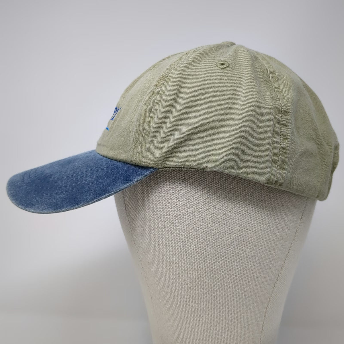 Port & Company Baseball Cap Green Blue One Size Brewster West Embroidered Hat