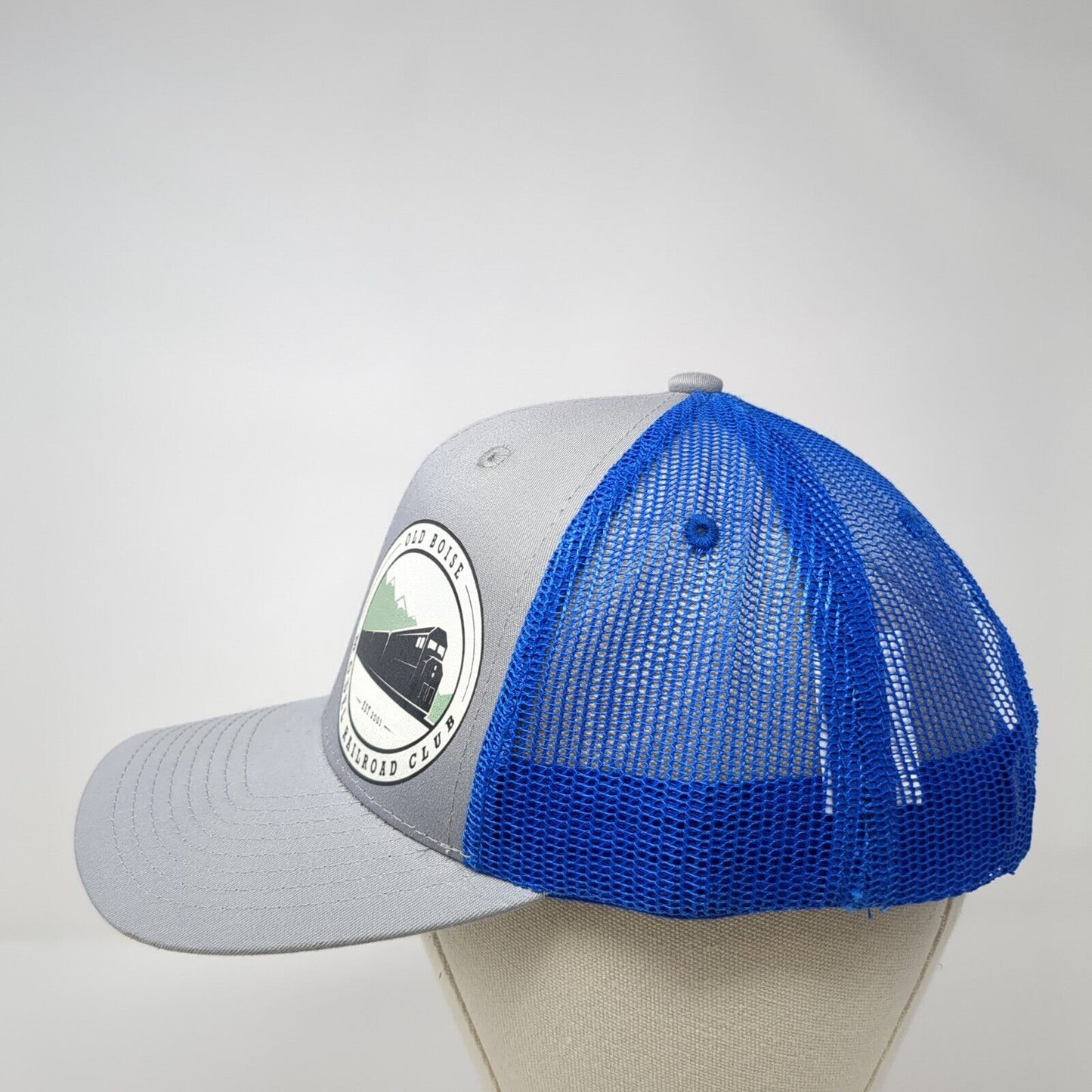 Old Boise Model Railroad Club Snapback Trucker Hat Multi OS Mesh Back Decky