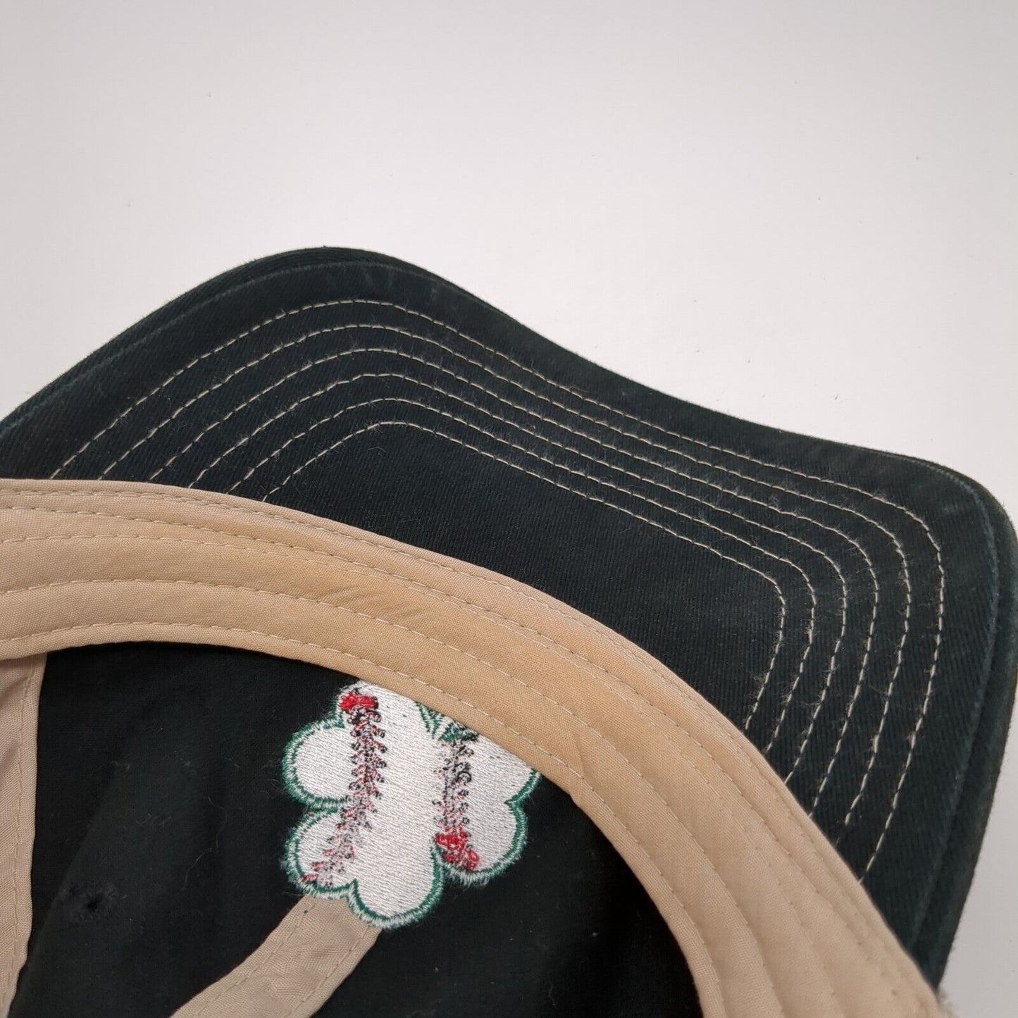 Shamrock Clover Snapback Trucker Hat Multi One Size Mesh Back Ahead