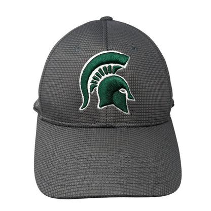 Spartans Fitted Hat Gray One Size Memory Fit Stretch Embroidered Logo