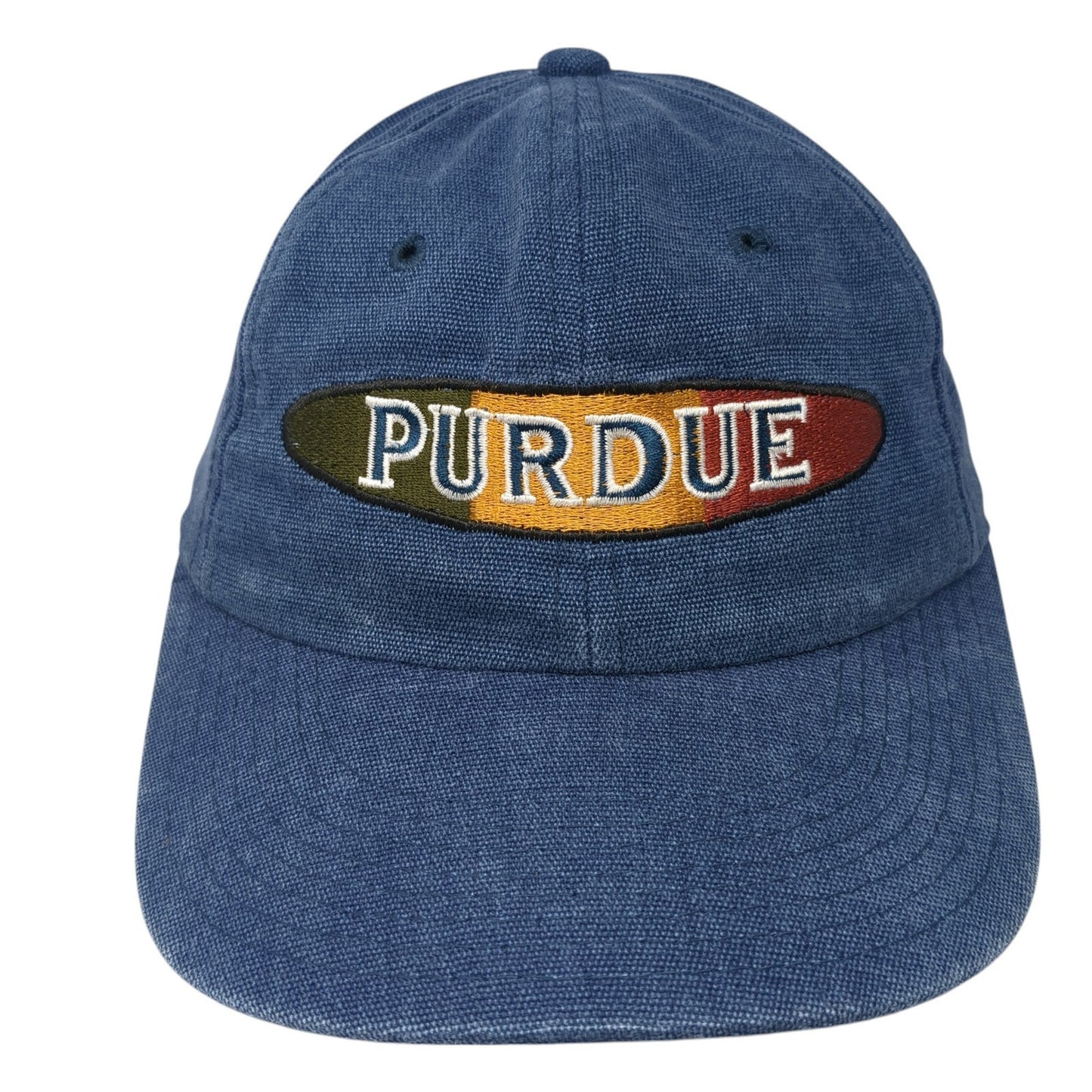 Purdue Slideback Hat Blue One Size Adjustable Embroidered Yupoong
