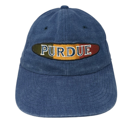 Purdue Slideback Hat Blue One Size Adjustable Embroidered Yupoong