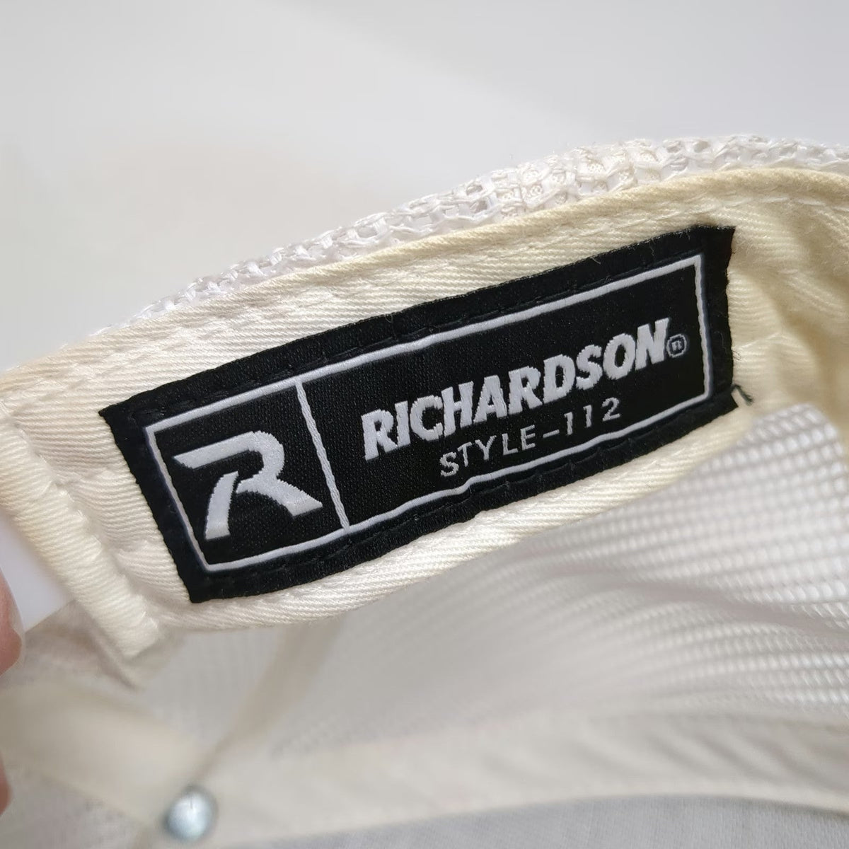 Richardson Trucker Hat Blue One Size Snapback Loose Screw Beer Co Logo Mesh