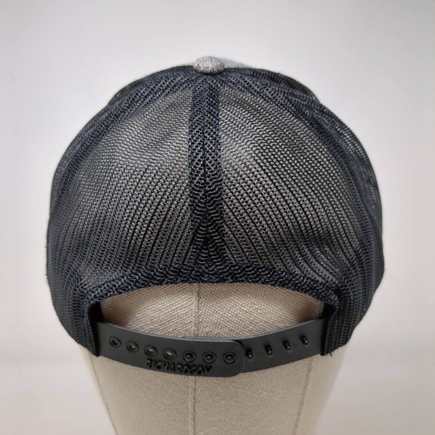 Elements Massage Snapback Trucker Hat Gray S Embroidered Mesh Back Richardson