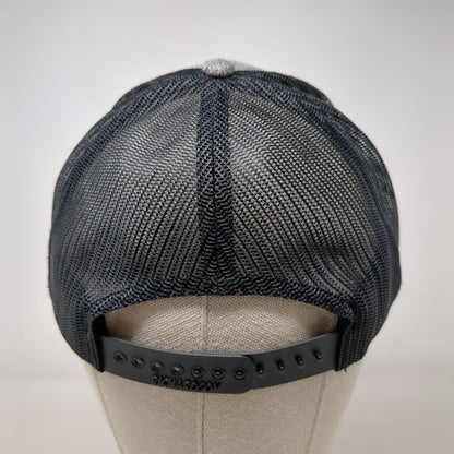 Elements Massage Snapback Trucker Hat Gray S Embroidered Mesh Back Richardson