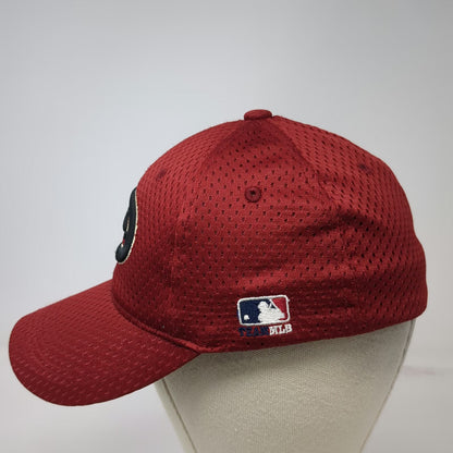 Arizona Diamondbacks MLB OC Sports Baseball Cap Red M Mesh Fitted Snake Logo Hat
